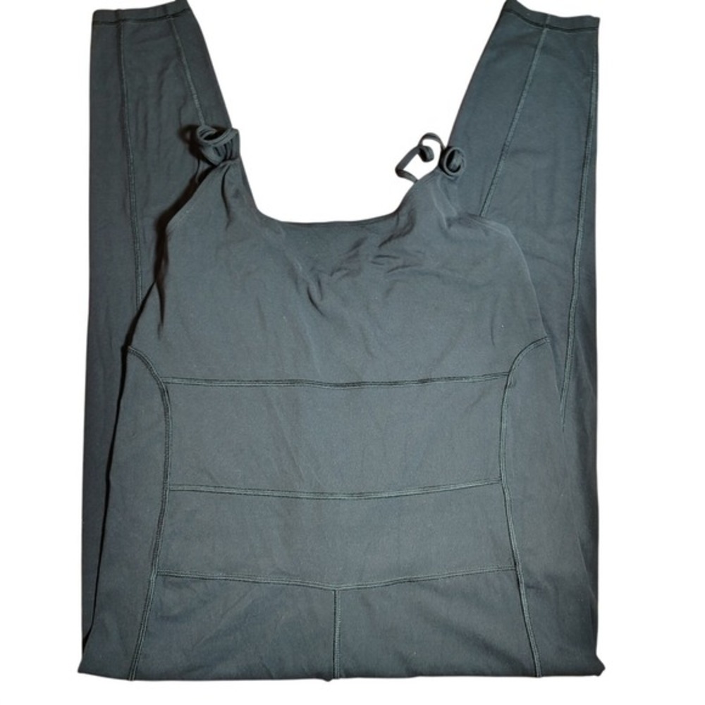 GAME US Jumpsuit ‎ Black Nylon Lycra Adjustable Strap Size M dark goth vamp